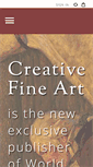 Mobile Screenshot of creativefineart.com