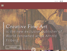 Tablet Screenshot of creativefineart.com